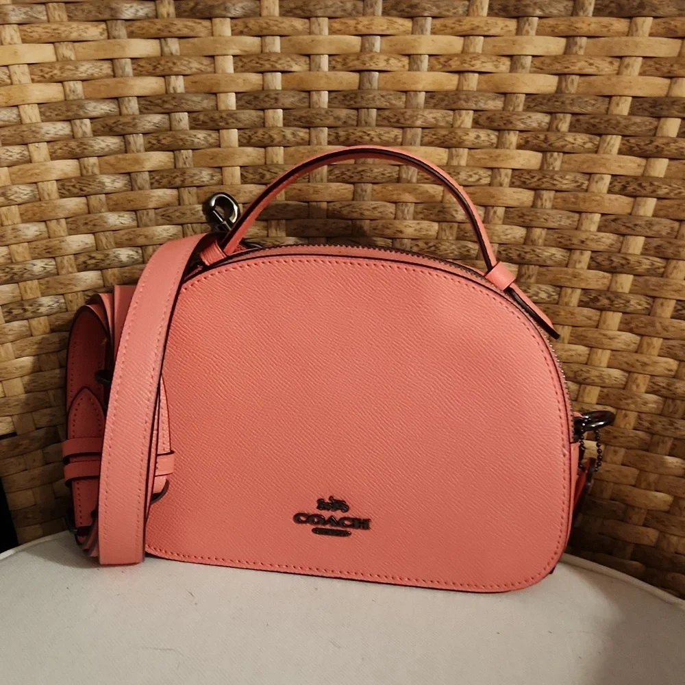 Coach Serena Satchel 1589 Pink Lemonade/QB 💗💓💗 RARE!!! EUC - Picture 3 of 11